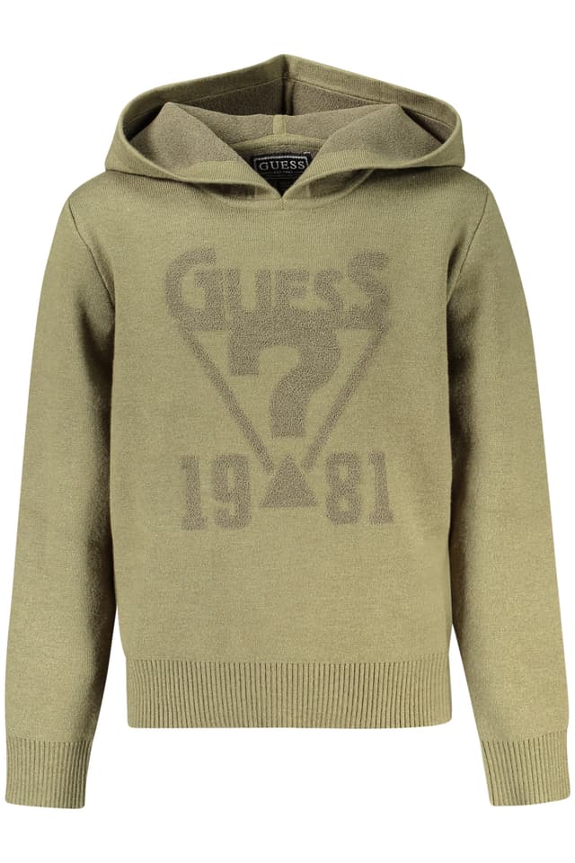 ДЕТСКИ ЗЕЛЕН СУИТШЪРТ С ЦИП GUESS JEANS