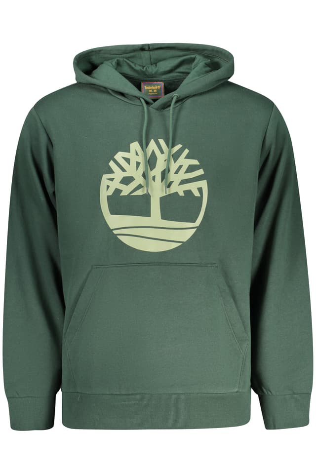 Мъжки суитшърт с цип TIMBERLAND, зелен