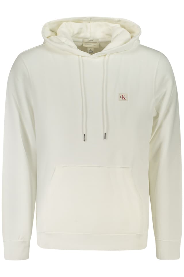 Мъжки суитшърт с цип CALVIN KLEIN, бял