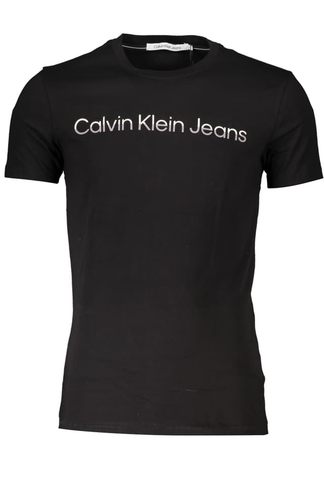 CALVIN KLEIN МЪЖКА ТЕНИСКА С КЪС РЪКАВ ЧЕРНА