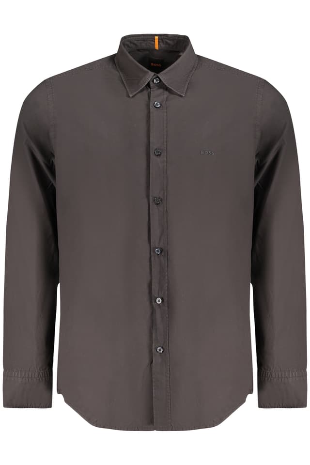 МЪЖКА РИЗА С ДЪЛЪГ РЪКАВ HUGO BOSS, ЧЕРНА