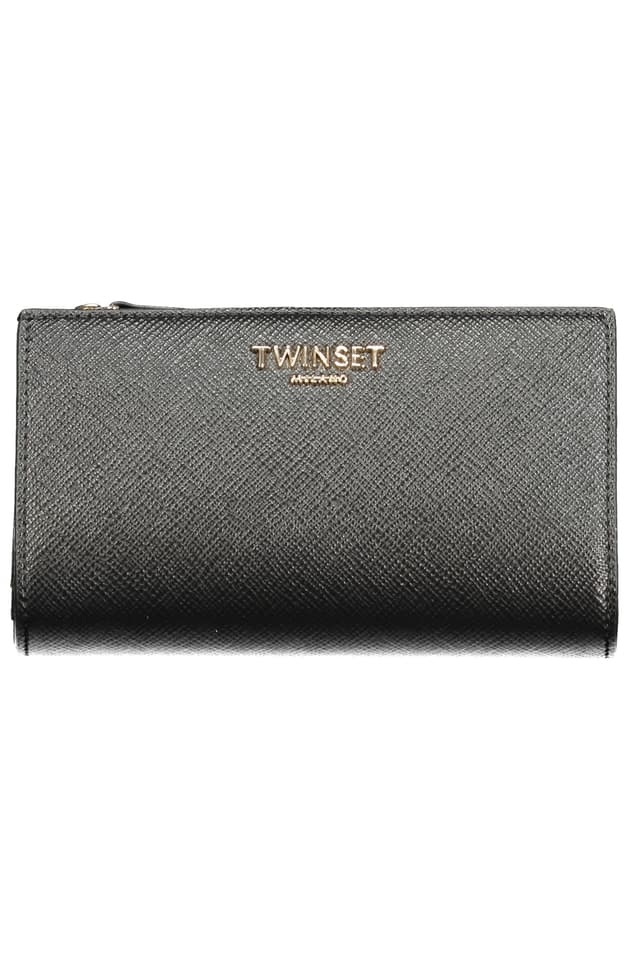 Дамски черен портфейл TWINSET