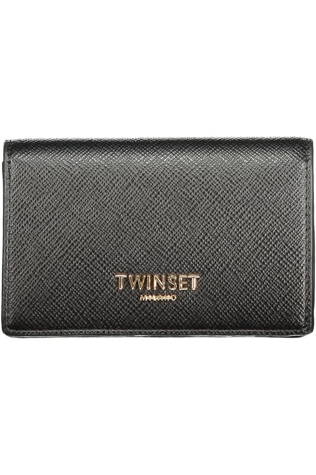 Дамски черен портфейл TWINSET