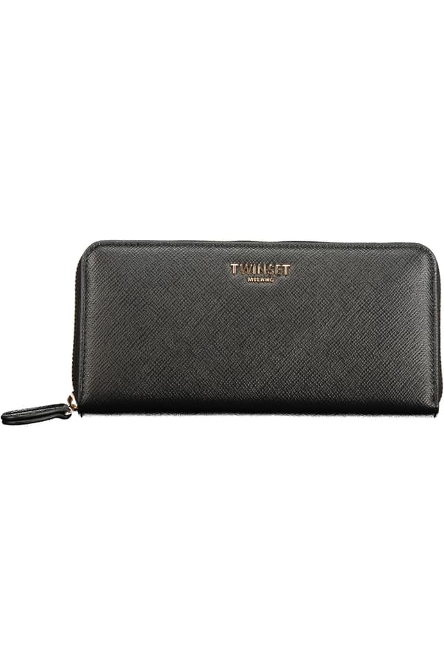 Дамски черен портфейл TWINSET