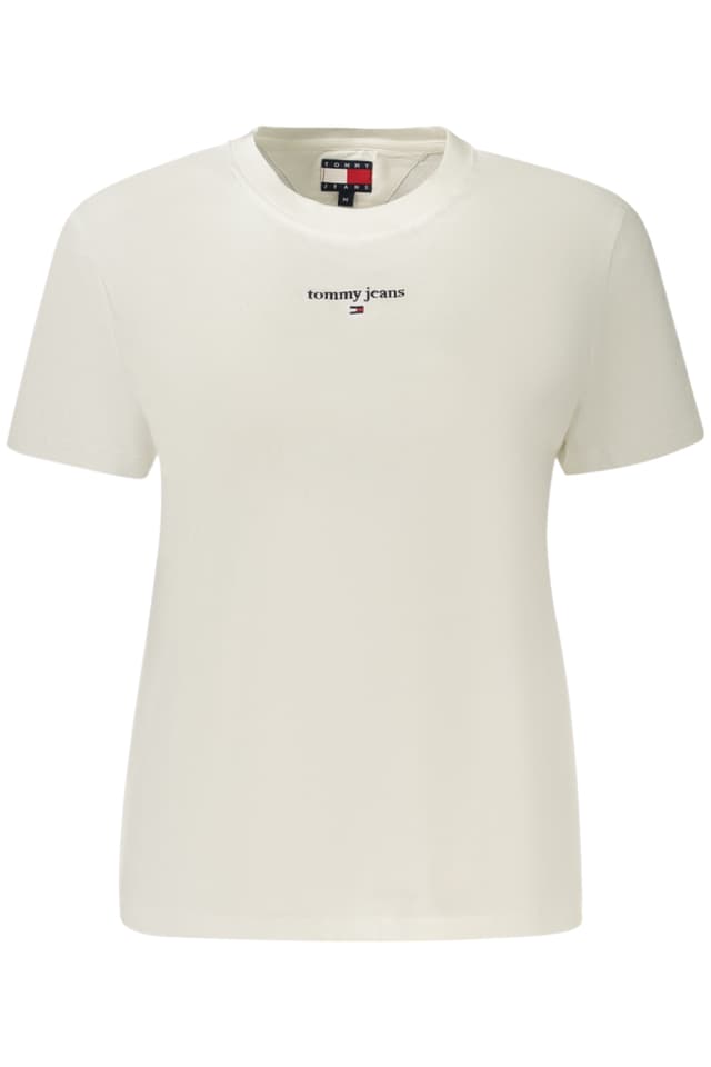 ДАМСКА ТЕНИСКА С КЪС РЪКАВ TOMMY HILFIGER, БЯЛА