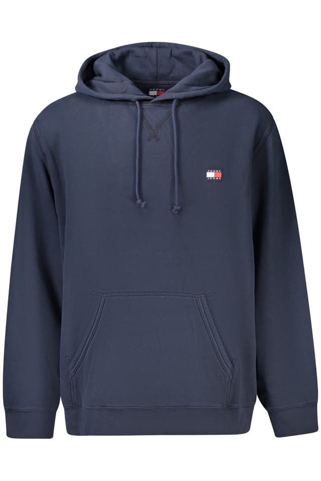 Мъжки суитшърт с цип TOMMY HILFIGER в син цвят