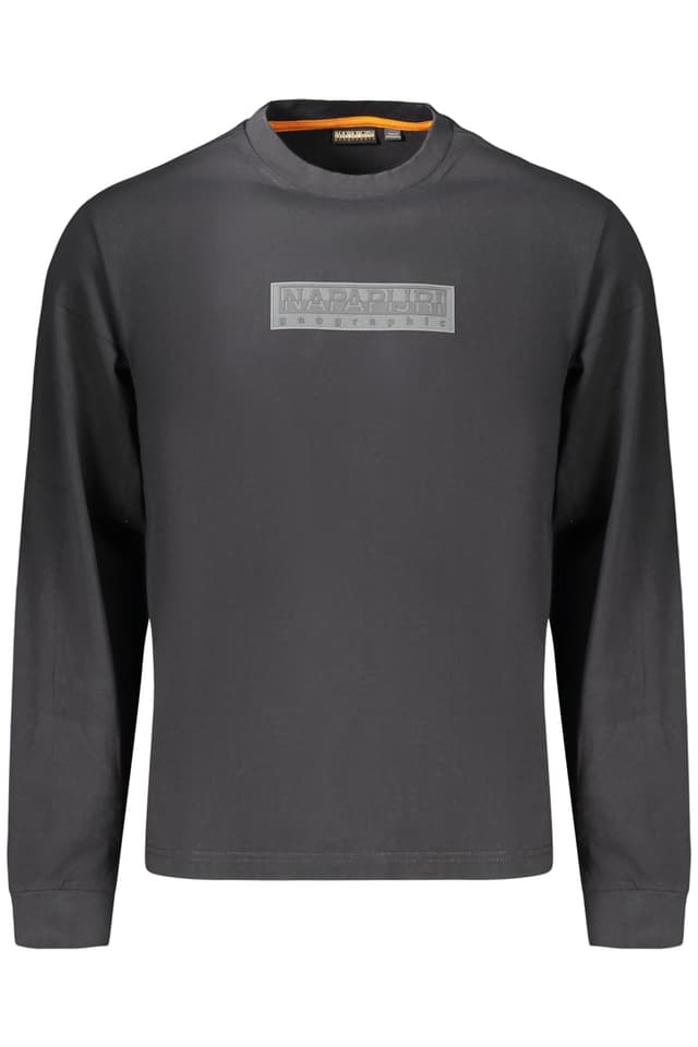 NAPAPIJRI T-SHIRT MANICHE LUNGHE UOMO NERO