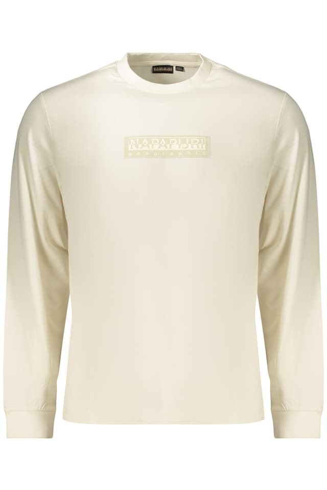 NAPAPIJRI T-SHIRT MANICHE LUNGHE UOMO BIANCO