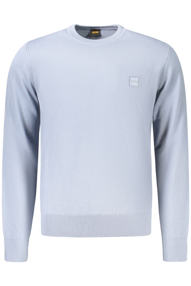 BOSS MAGLIA UOMO AZZURRO