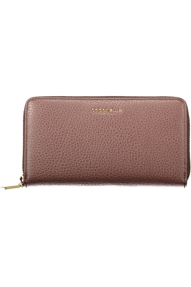 ДАМСКИ КАФЯВ ПОРТФЕЙЛ COCCINELLE