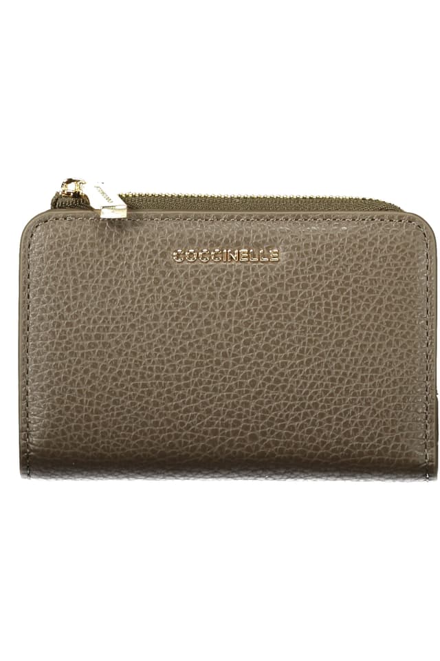 ДАМСКИ КАФЯВ ПОРТФЕЙЛ COCCINELLE
