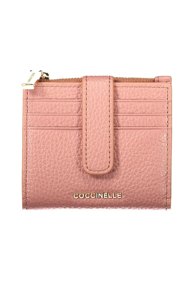 ДАМСКИ РОЗОВ ПОРТФЕЙЛ COCCINELLE