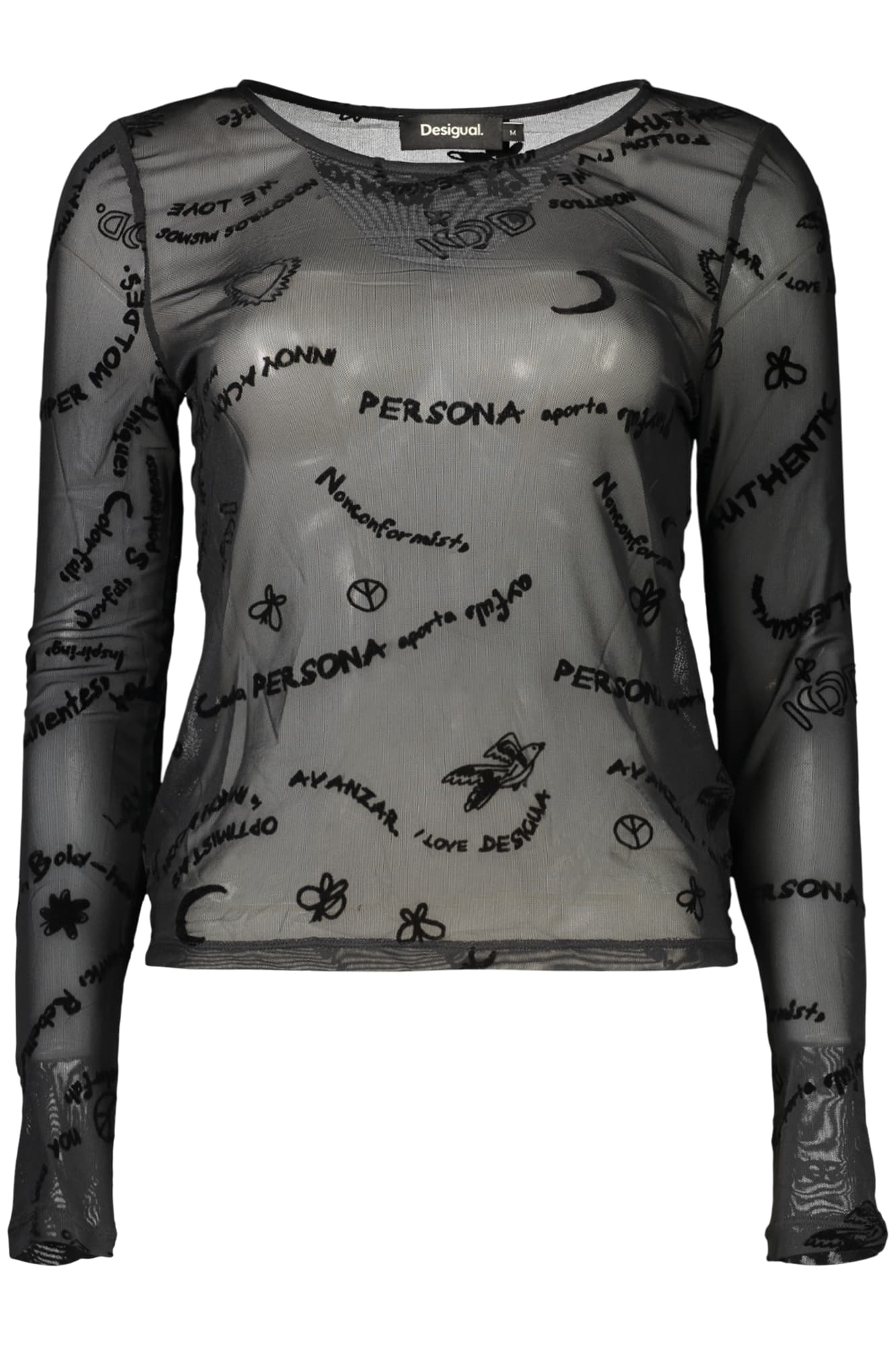 DESIGUAL PANTALONE DONNA NERO - DESIGUAL