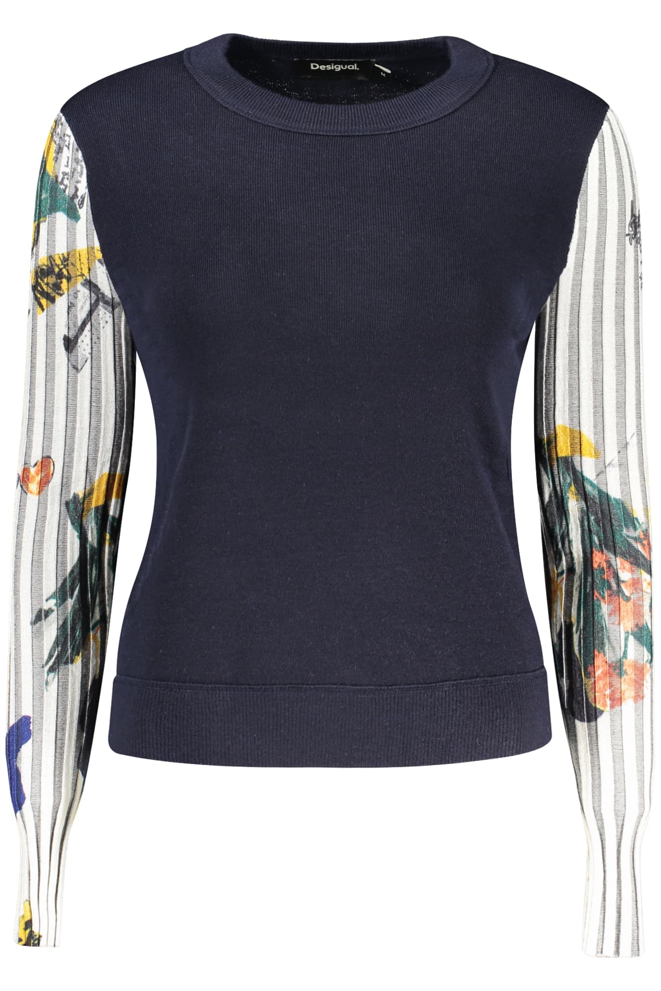 DESIGUAL MAGLIA DONNA BLU - DESIGUAL