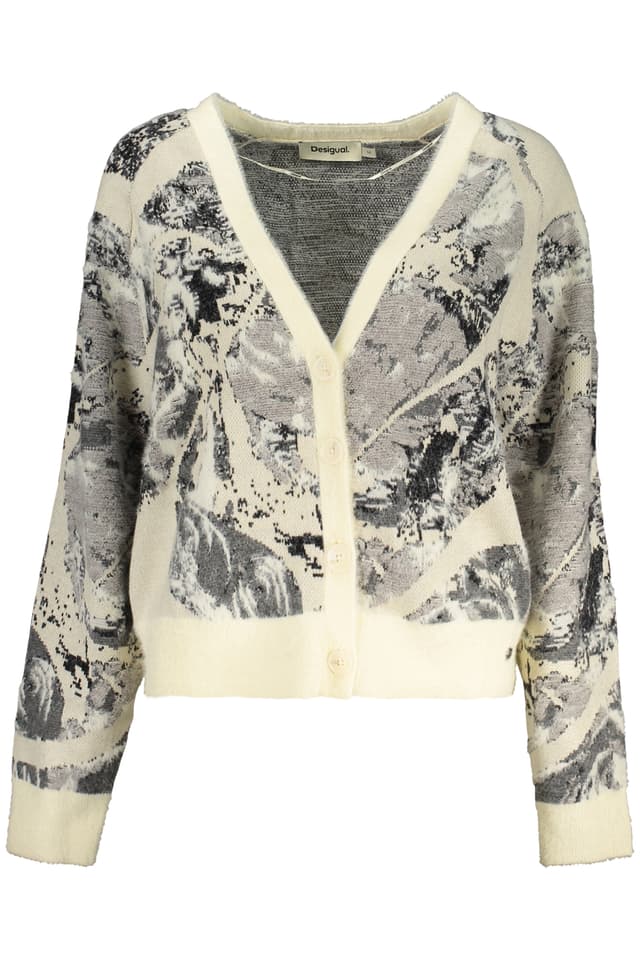 DESIGUAL ДАМСКИ БЯЛ КАРДИГАН
