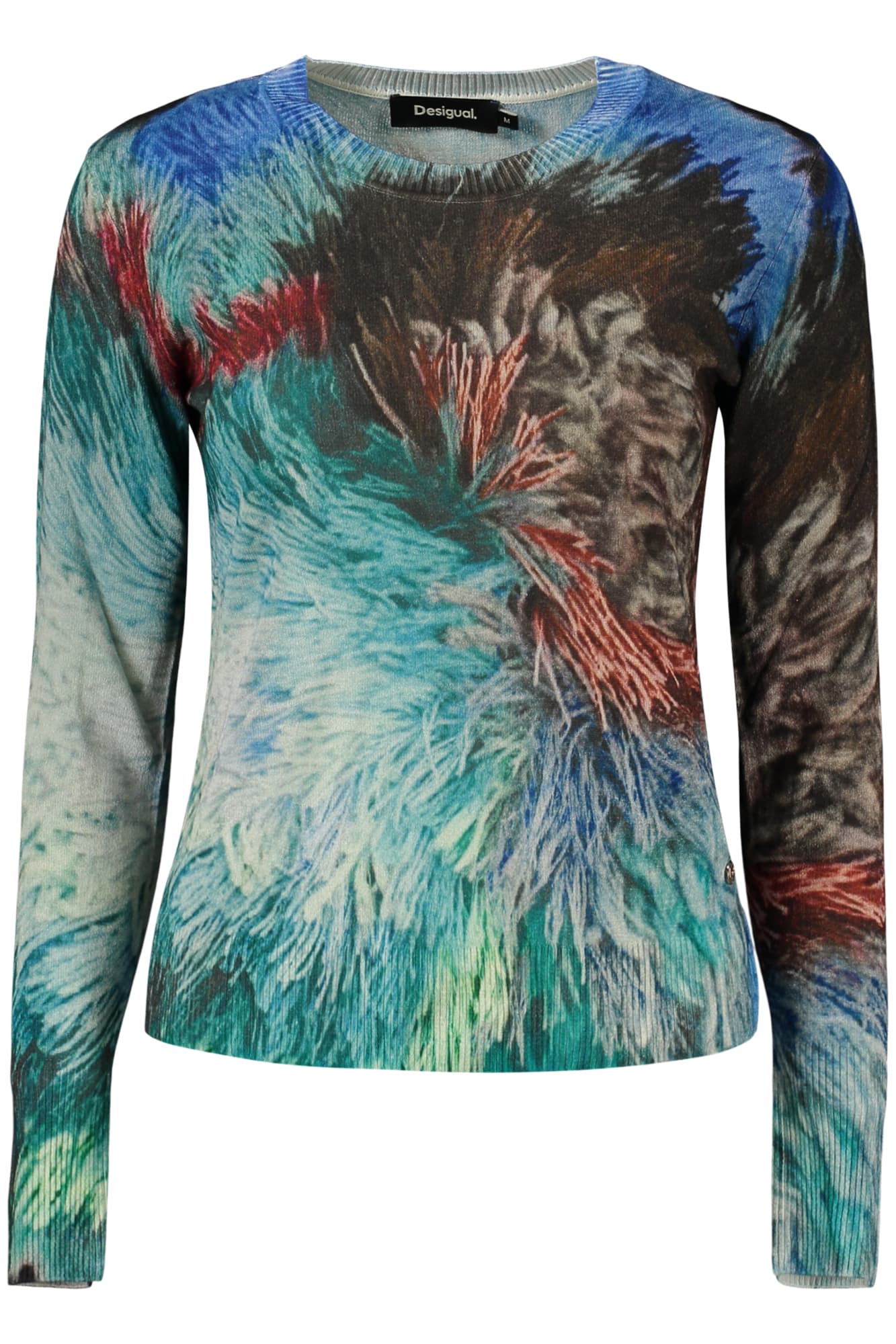 DESIGUAL MAGLIA DONNA BLU - DESIGUAL