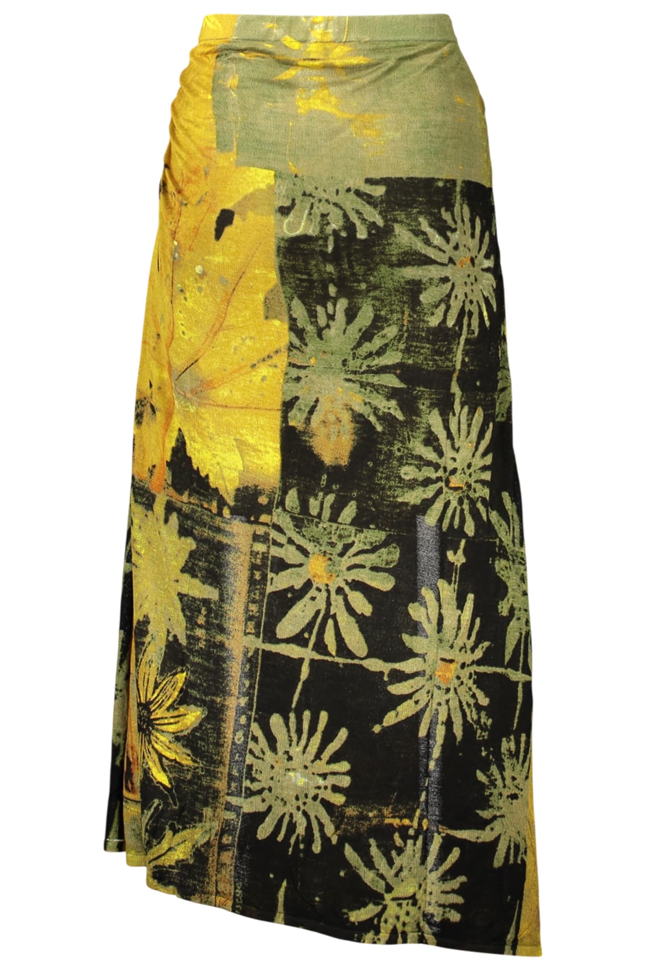 DESIGUAL GONNA LUNGA DONNA VERDE - DESIGUAL