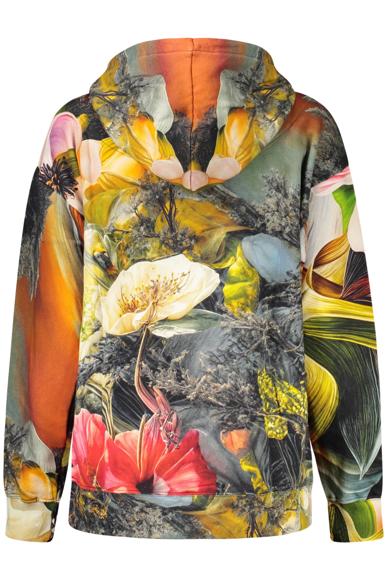 DESIGUAL FELPA CON ZIP DONNA GRIGIO - DESIGUAL