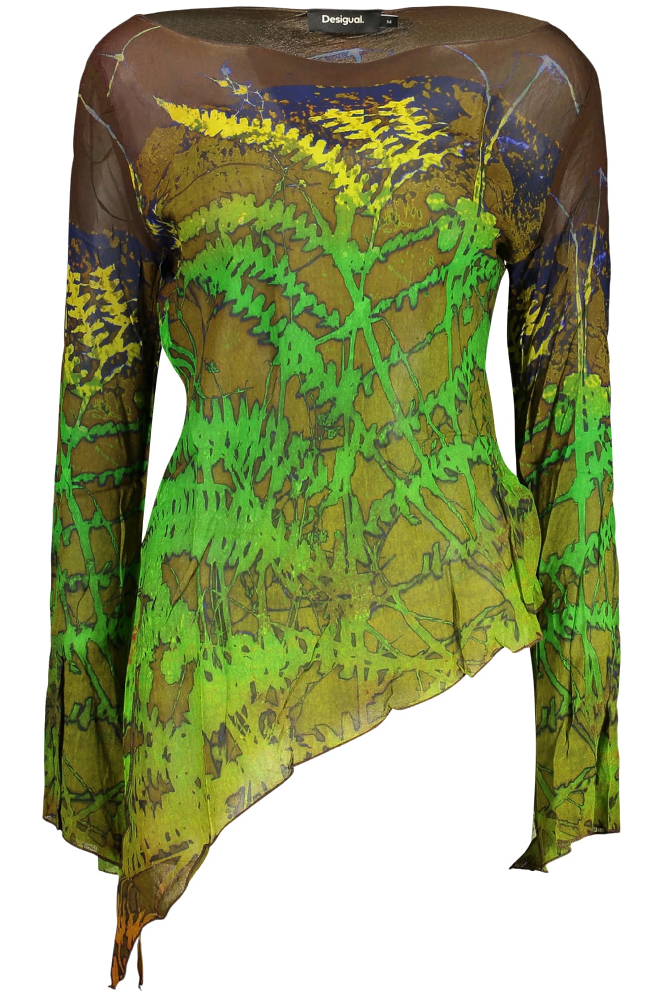 DESIGUAL MAGLIA DONNA MARRONE - DESIGUAL
