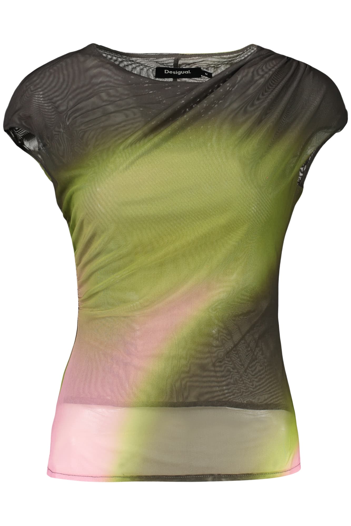 DESIGUAL T-SHIRT SENZA MANICHE DONNA VERDE - DESIGUAL