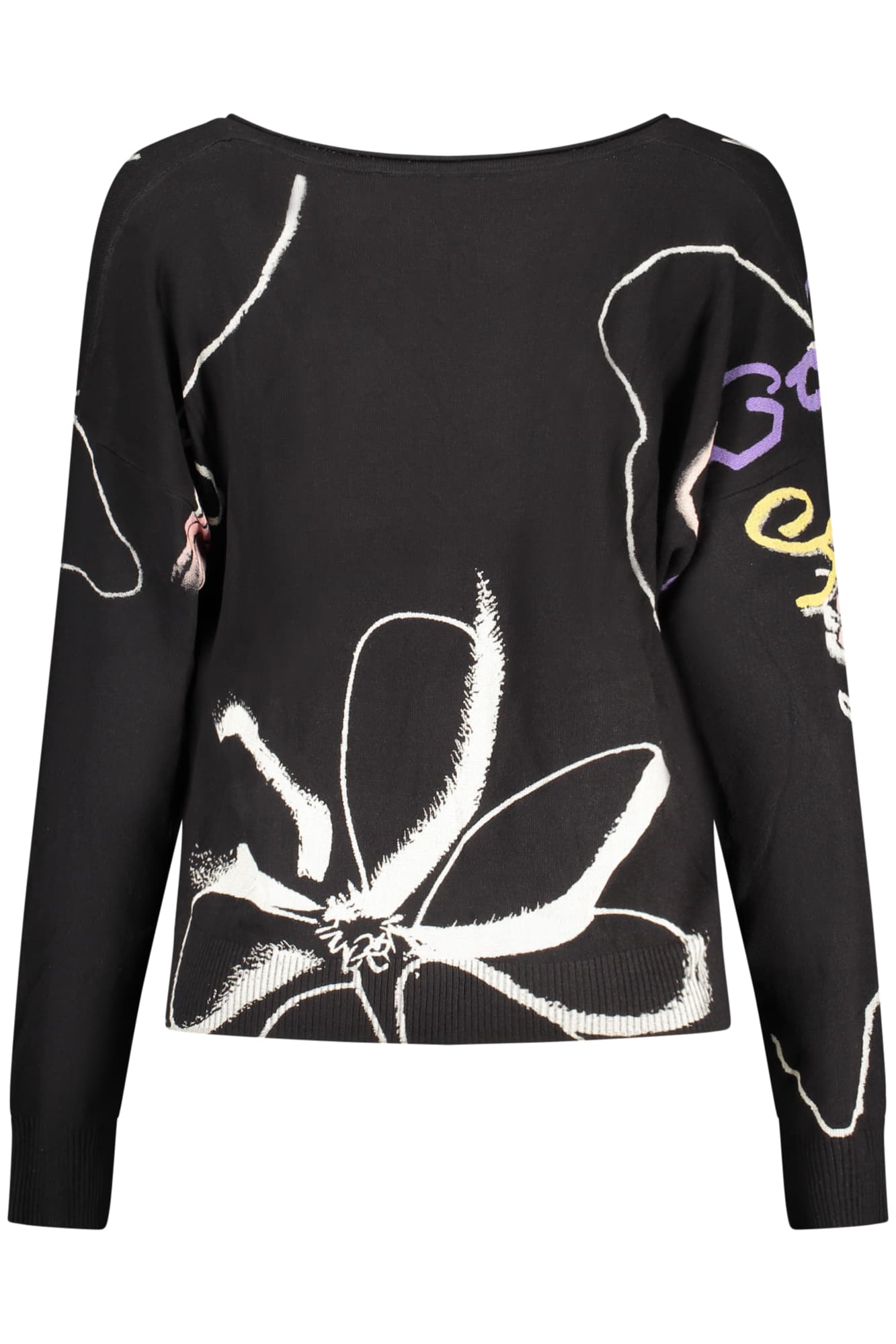 DESIGUAL MAGLIA DONNA NERO - DESIGUAL