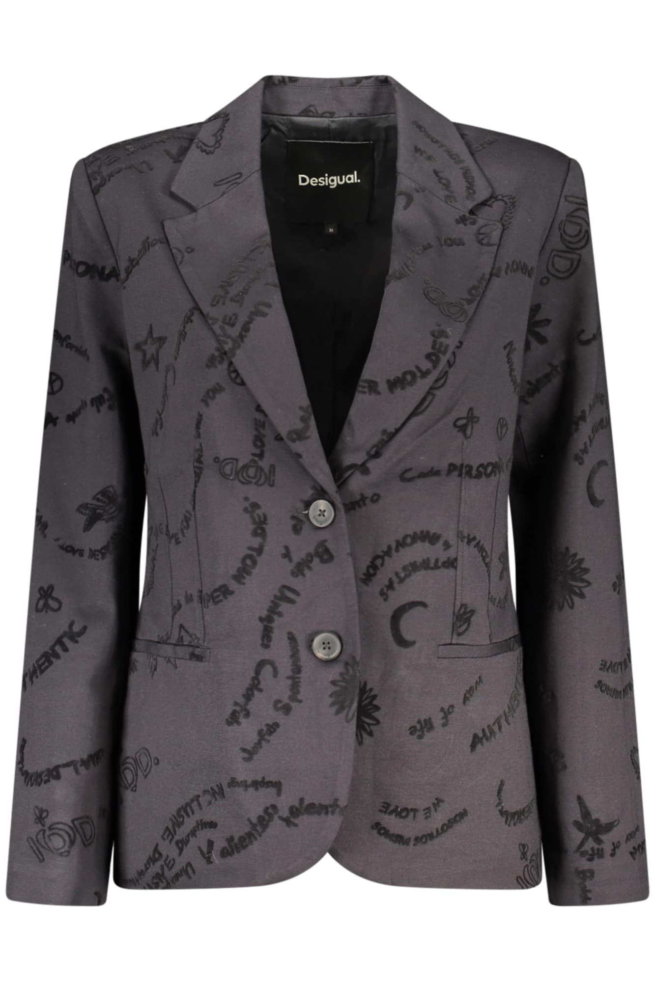 DESIGUAL GIACCA CLASSICA DONNA NERO - DESIGUAL