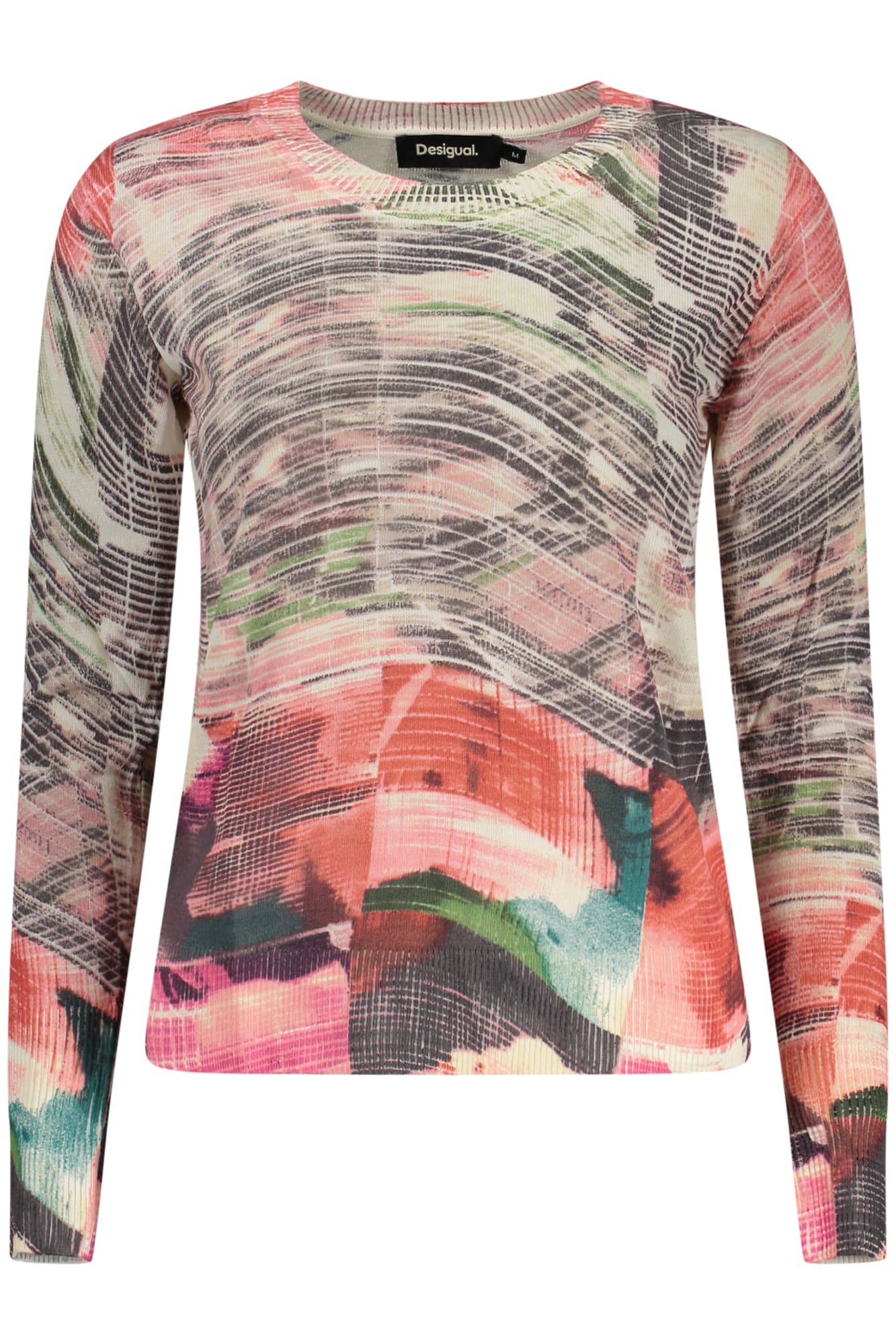 DESIGUAL MAGLIA DONNA BIANCO - DESIGUAL