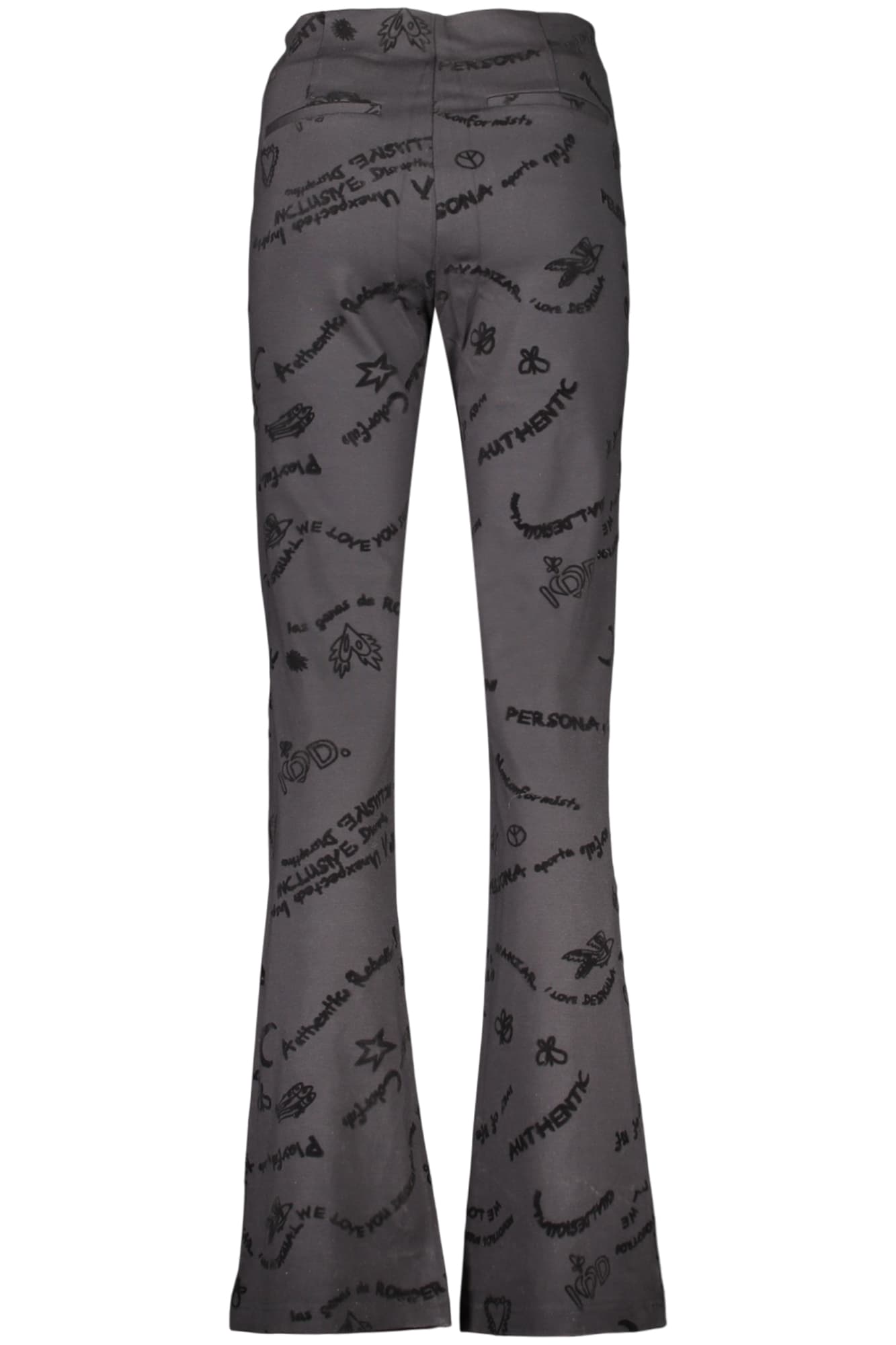 DESIGUAL PANTALONE DONNA NERO - DESIGUAL