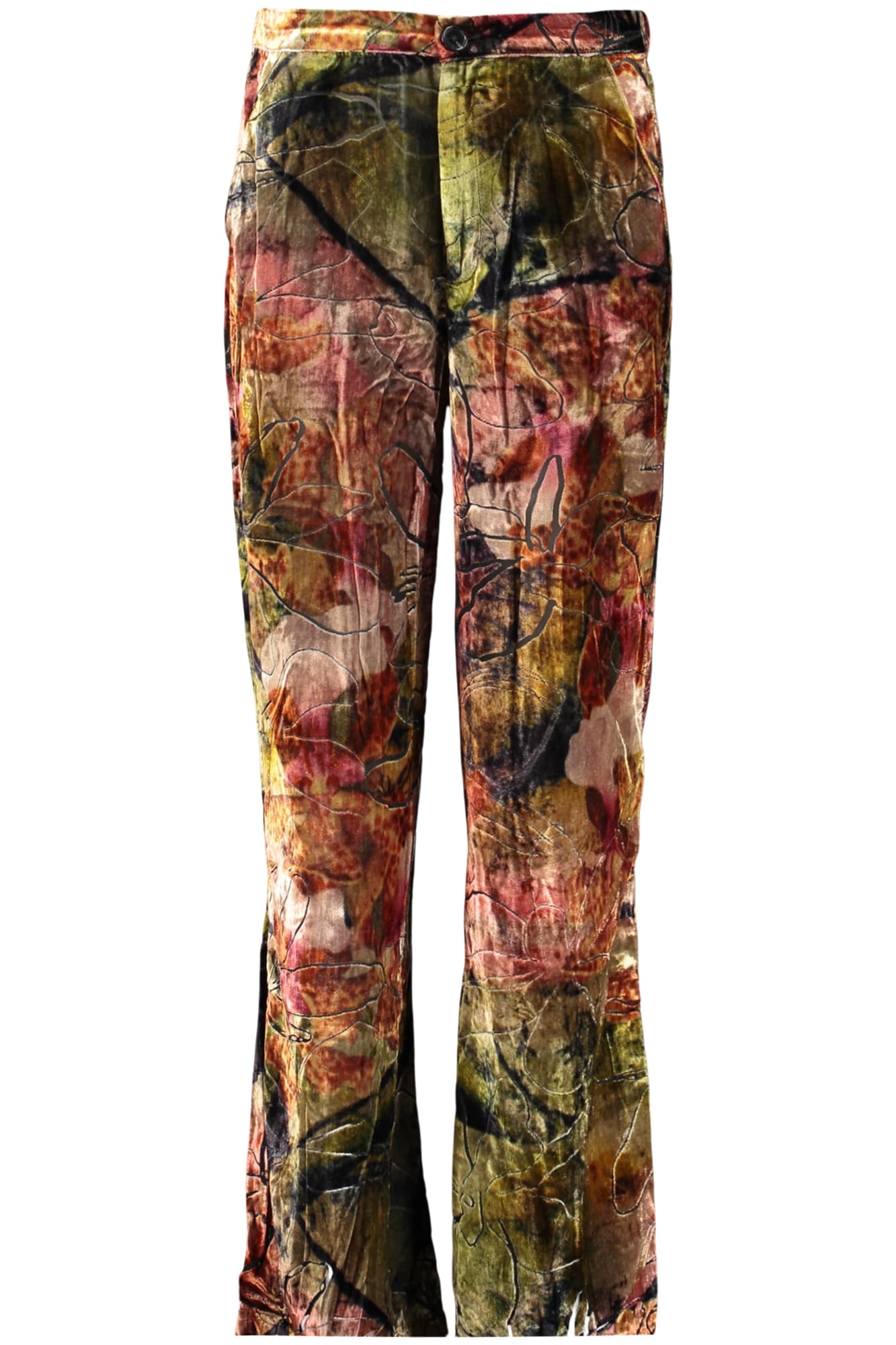 DESIGUAL PANTALONE DONNA VERDE - DESIGUAL