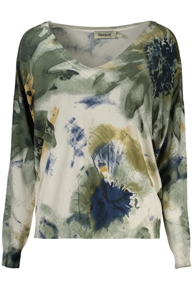 ДАМСКИ ЗЕЛЕН ПУЛОВЕР DESIGUAL