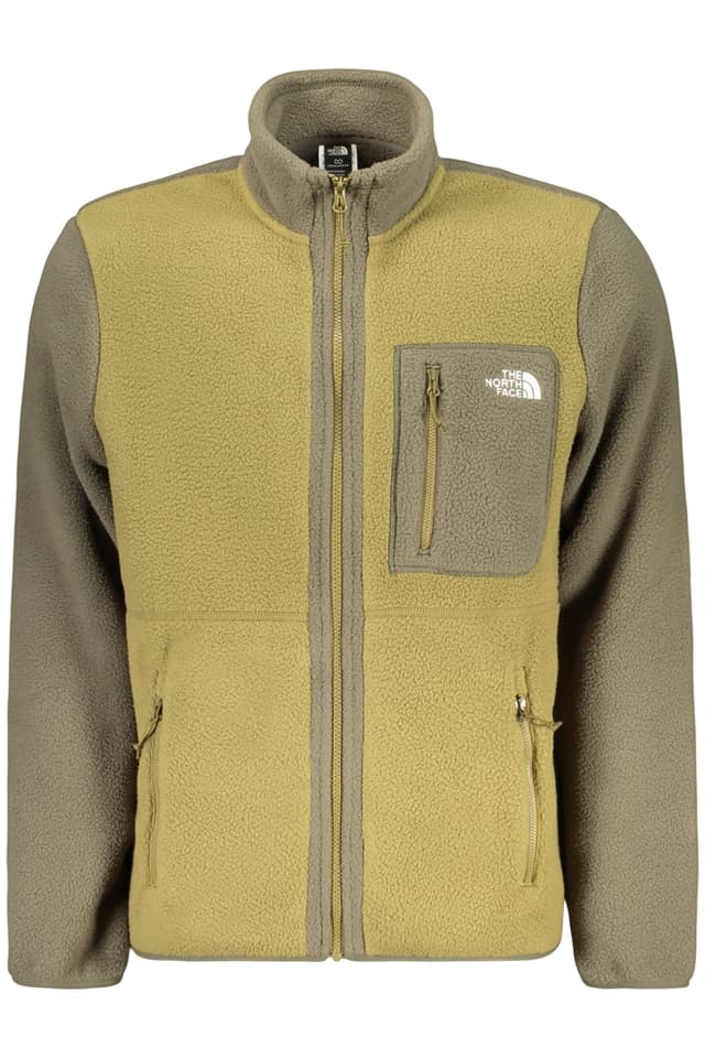 THE NORTH FACE FELPA CON ZIP UOMO VERDE