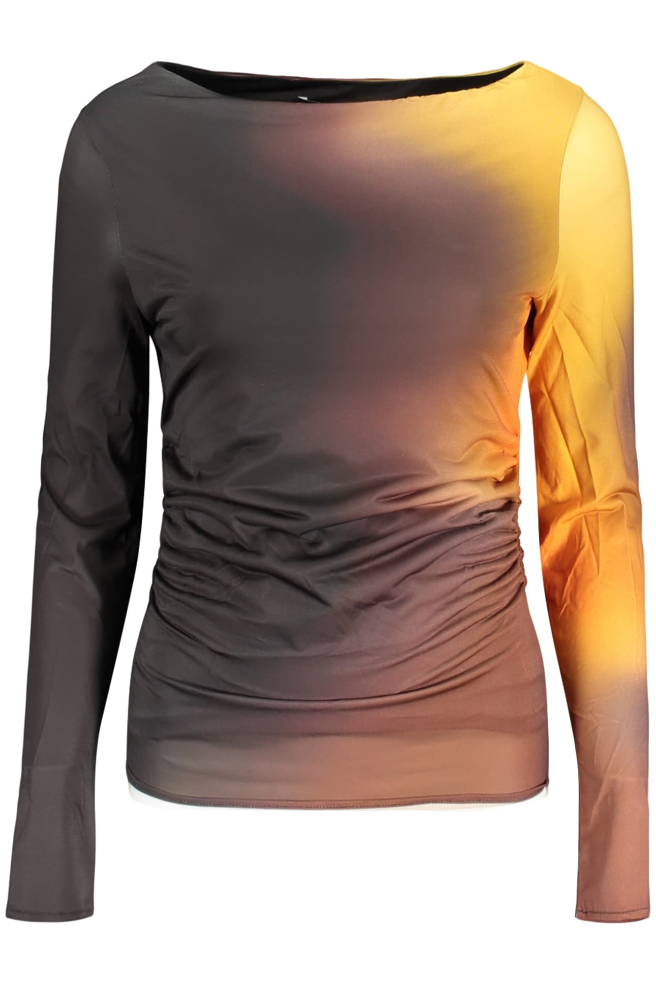 DESIGUAL T-SHIRT MANICHE LUNGHE DONNA NERO - DESIGUAL