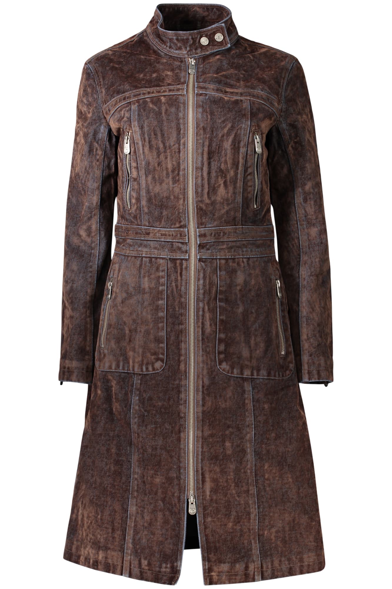 DESIGUAL TRENCH DONNA MARRONE - DESIGUAL