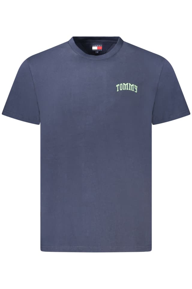 МЪЖКА ТЕНИСКА С КЪС РЪКАВ TOMMY HILFIGER, СИНЯ