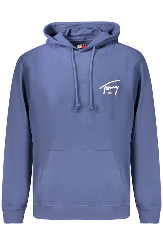Мъжки суитшърт с цип TOMMY HILFIGER в син цвят
