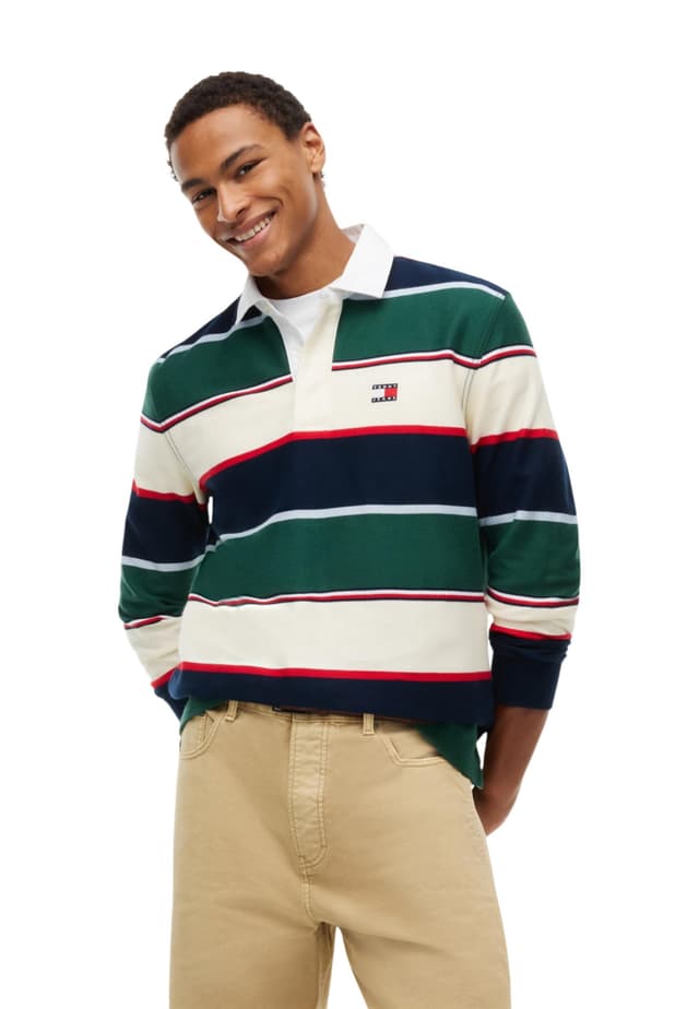 Tommy Hilfiger Jeans Блузи с яка Мъжe
