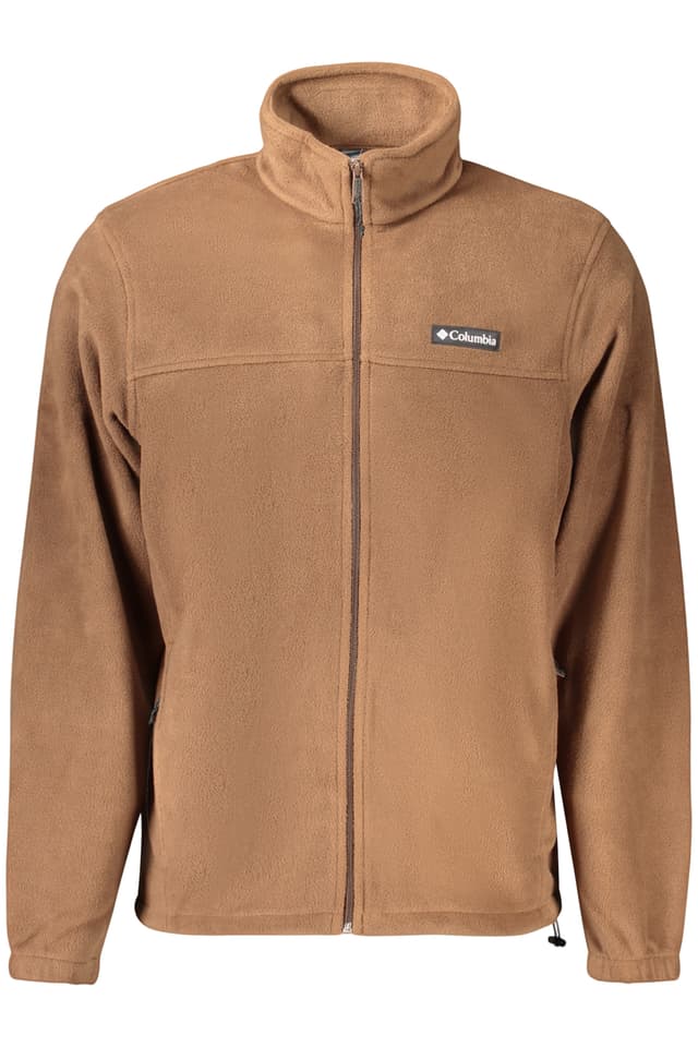 COLUMBIA FELPA CON ZIP UOMO MARRONE