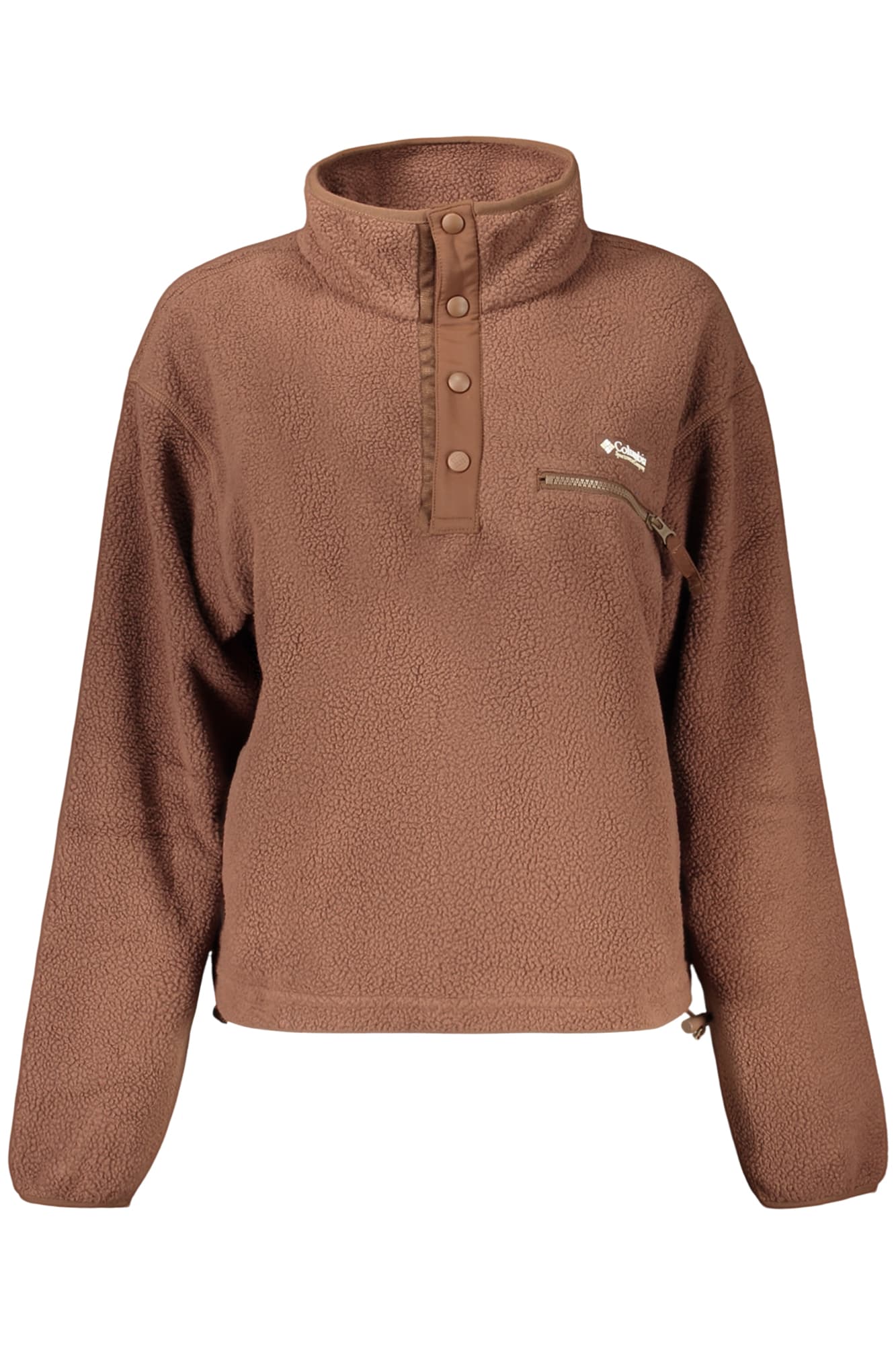 COLUMBIA FELPA SENZA ZIP DONNA MARRONE - COLUMBIA