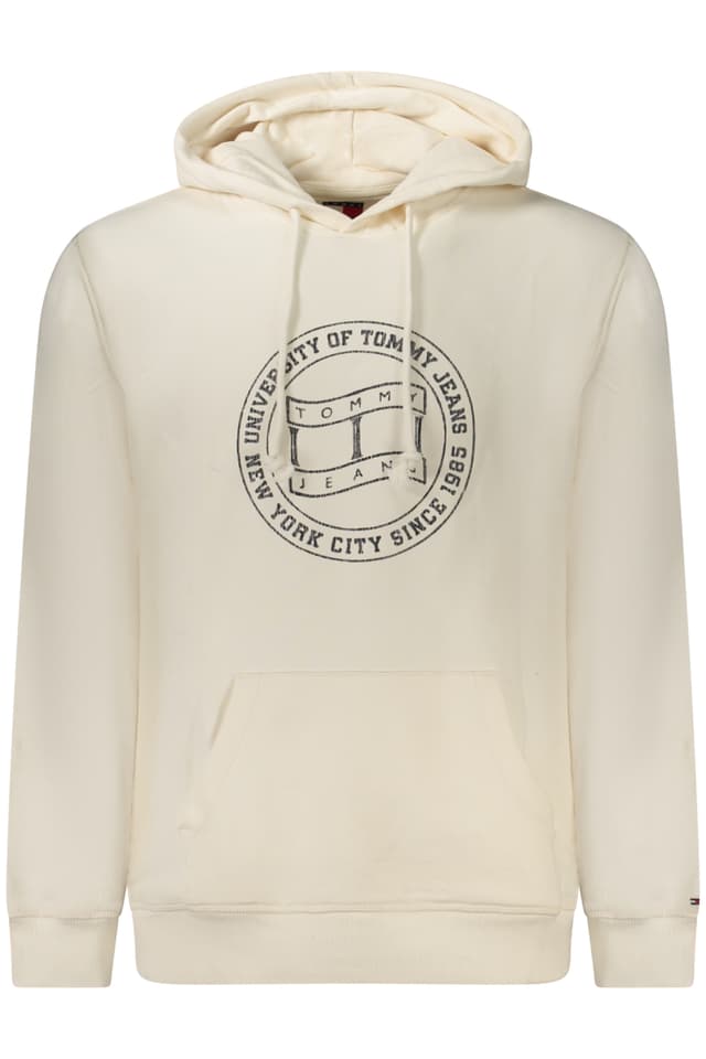 Мъжки суитшърт с цип TOMMY HILFIGER, бял