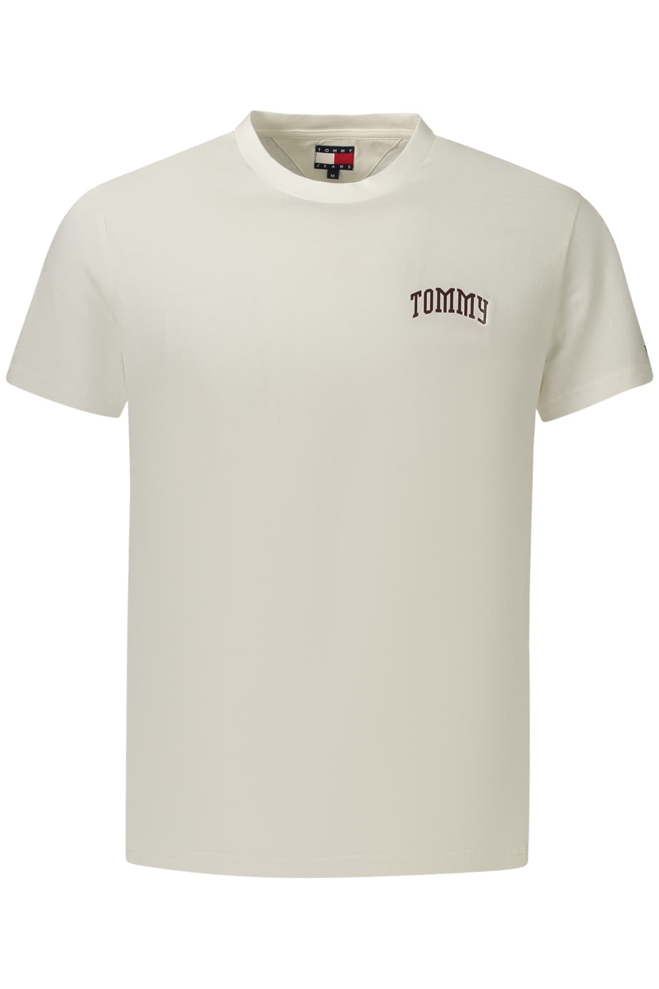 МЪЖКА ТЕНИСКА С КЪС РЪКАВ TOMMY HILFIGER, БЯЛА - TOMMY HILFIGER