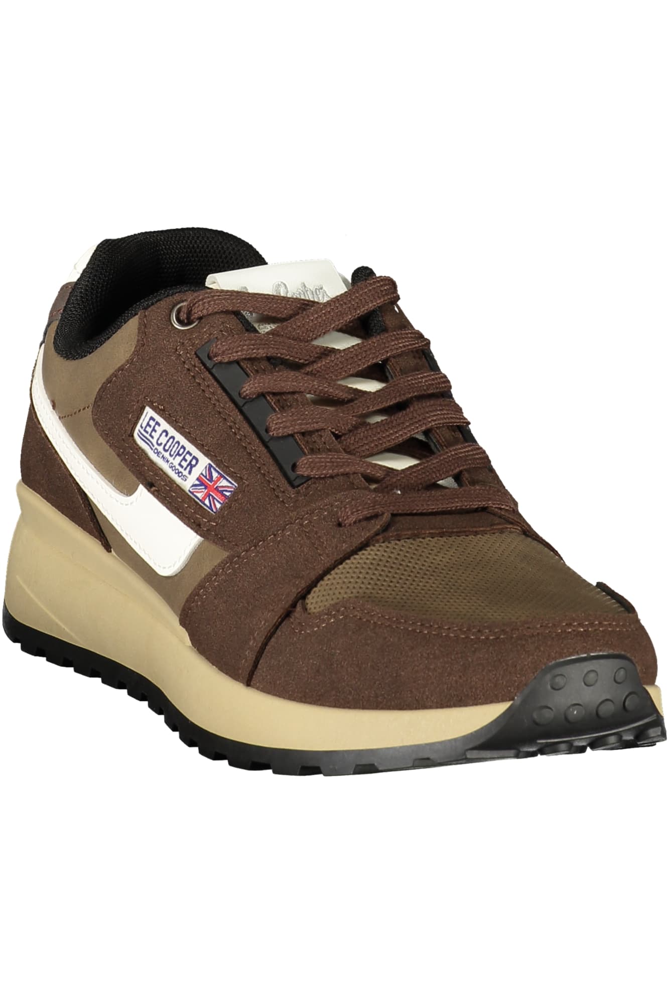 МЪЖКИ КАФЯВИ СПОРТНИ ОБУВКИ LEE COOPER - LEE COOPER