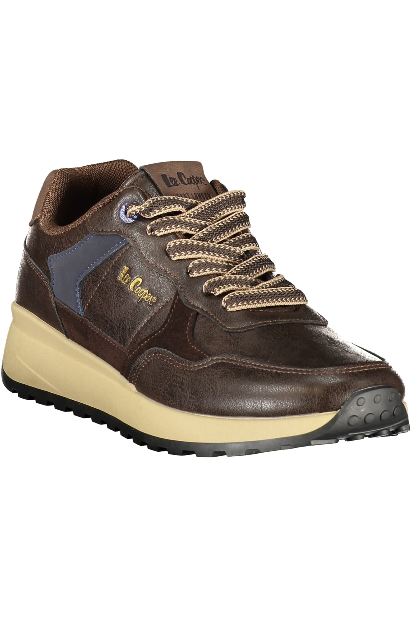 МЪЖКИ КАФЯВИ СПОРТНИ ОБУВКИ LEE COOPER - LEE COOPER