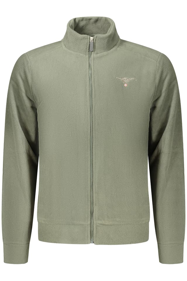 ACCADEMIA MILITARE FELPA CON ZIP UOMO VERDE