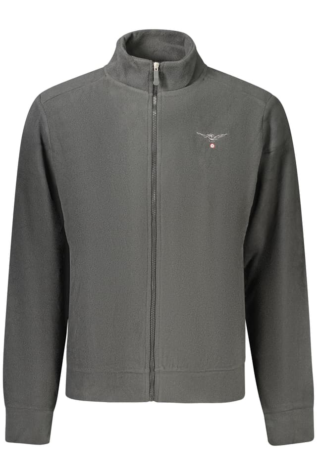 ACCADEMIA MILITARE FELPA CON ZIP UOMO NERO