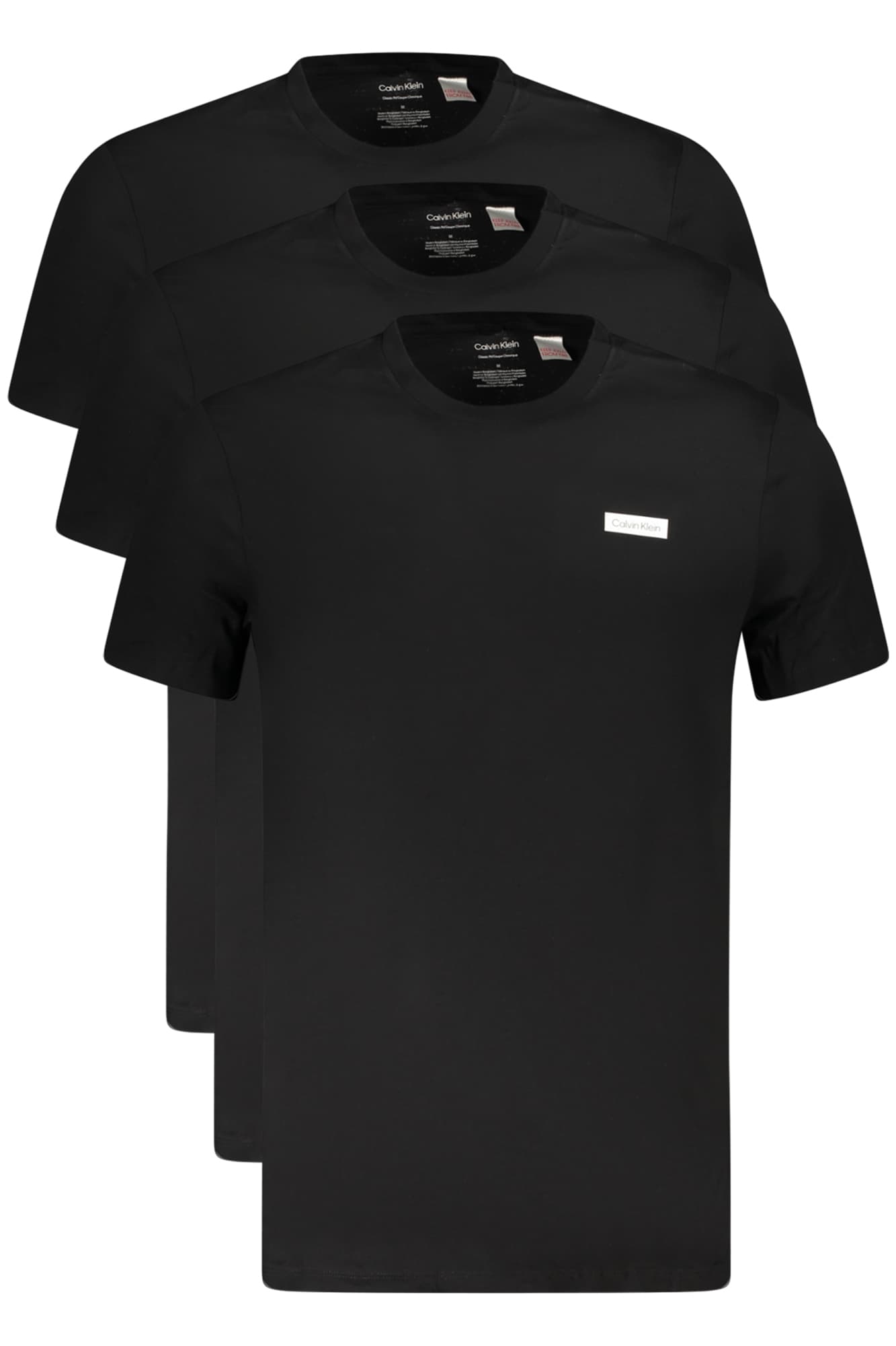 CALVIN KLEIN T-SHIRT ESTERNABILE UOMO NERO - CALVIN KLEIN