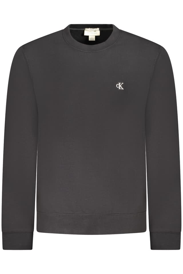 Мъжки черен суитшърт с цип CALVIN KLEIN