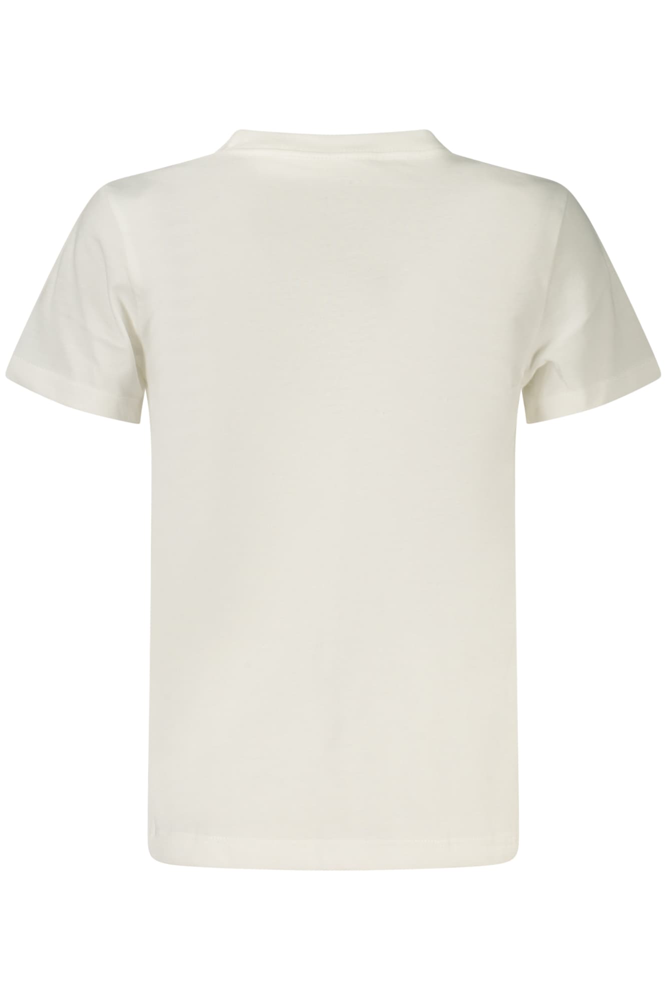 CONVERSE T-SHIRT MANICHE CORTE BAMBINA BIANCO - CONVERSE