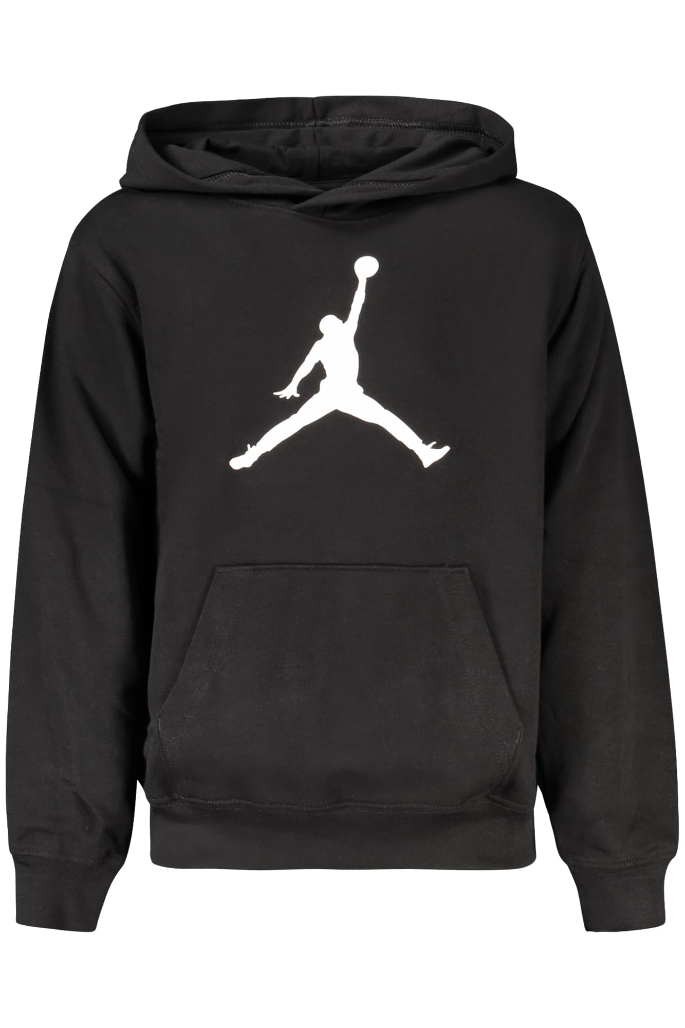 JORDAN FELPA SENZA ZIP BAMBINO NERO - JORDAN
