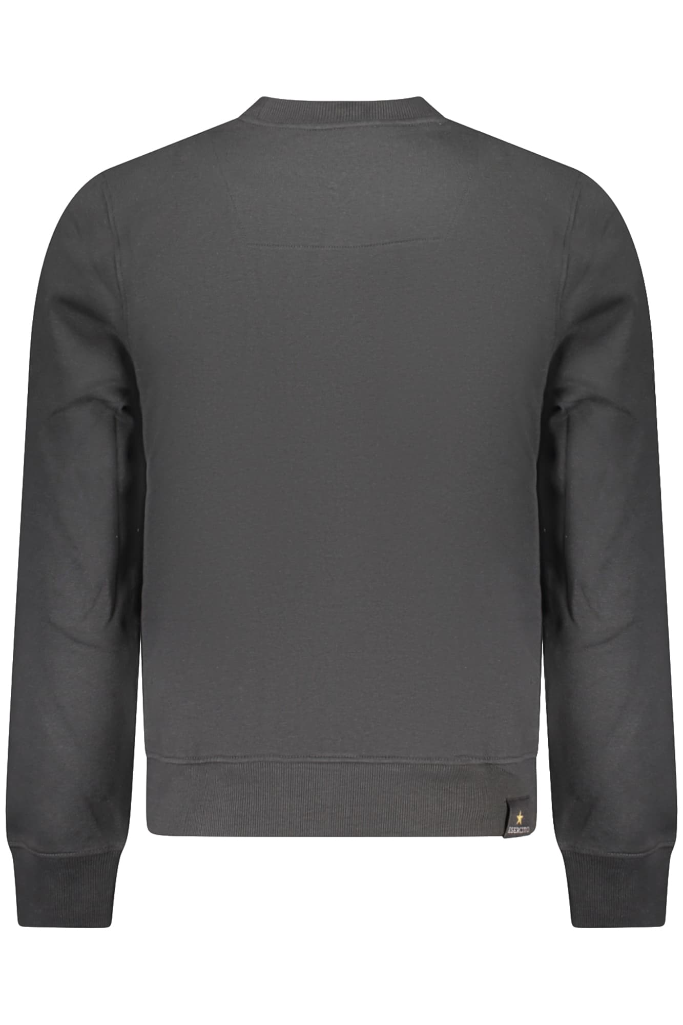 ACCADEMIA MILITARE FELPA SENZA ZIP UOMO NERO - ACCADEMIA MILITARE