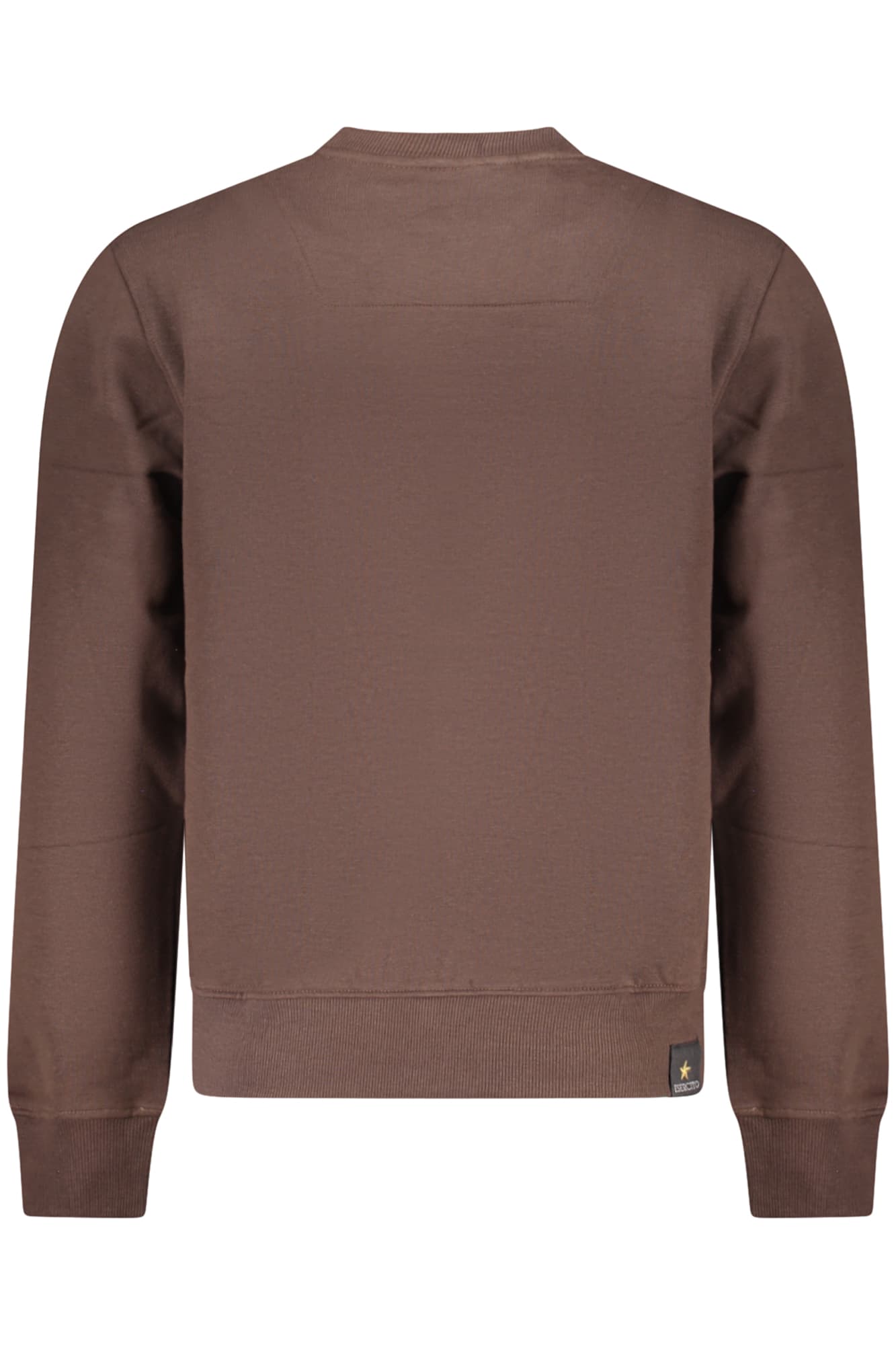 ACCADEMIA MILITARE FELPA SENZA ZIP UOMO MARRONE - ACCADEMIA MILITARE